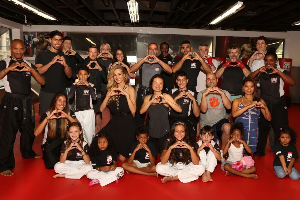 Tiger Schulmann's Martial Arts | Heart Sign Group Photo