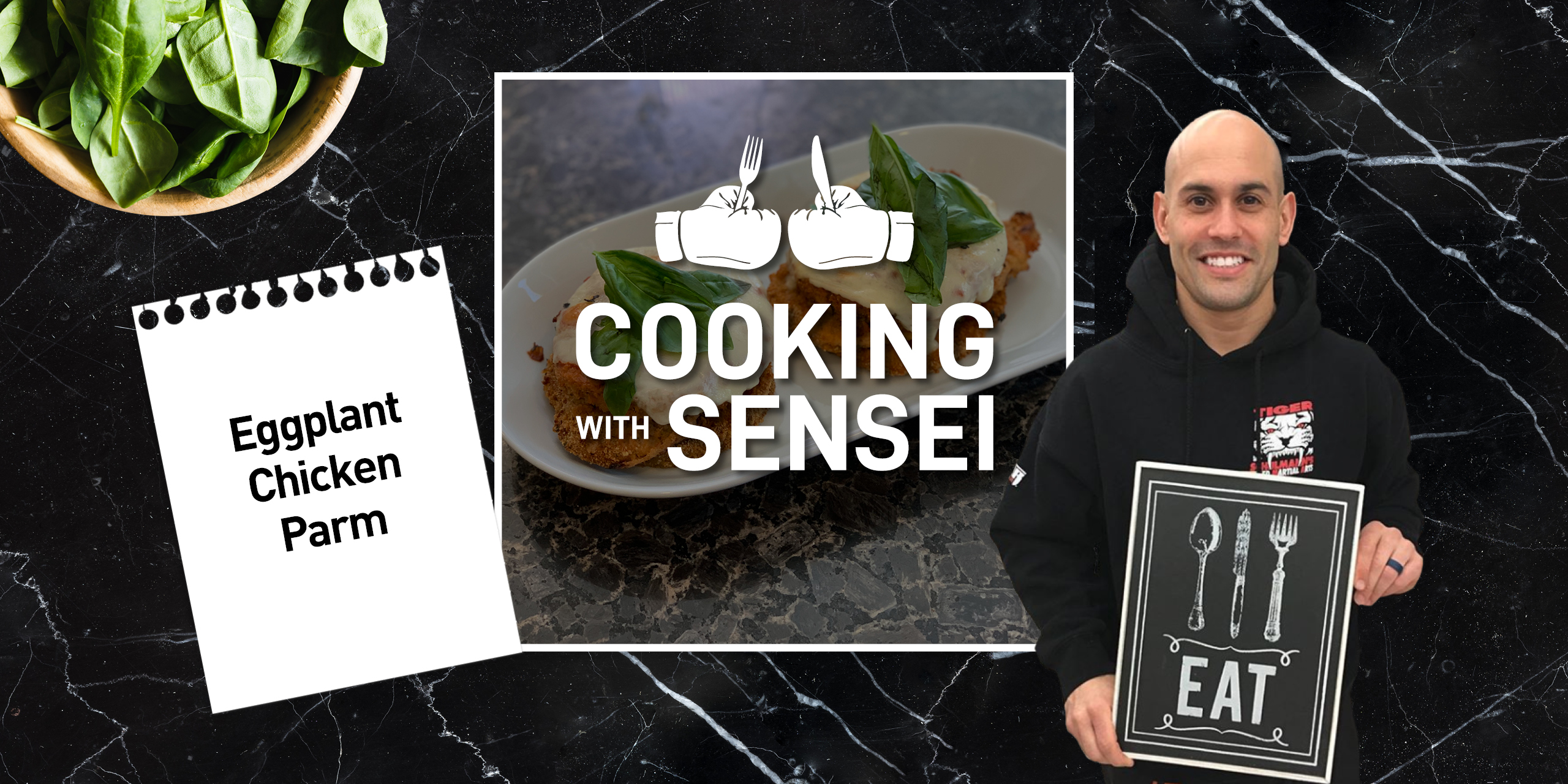 Tiger Schulmann's Martial Arts | Cooking with Sensei Banner