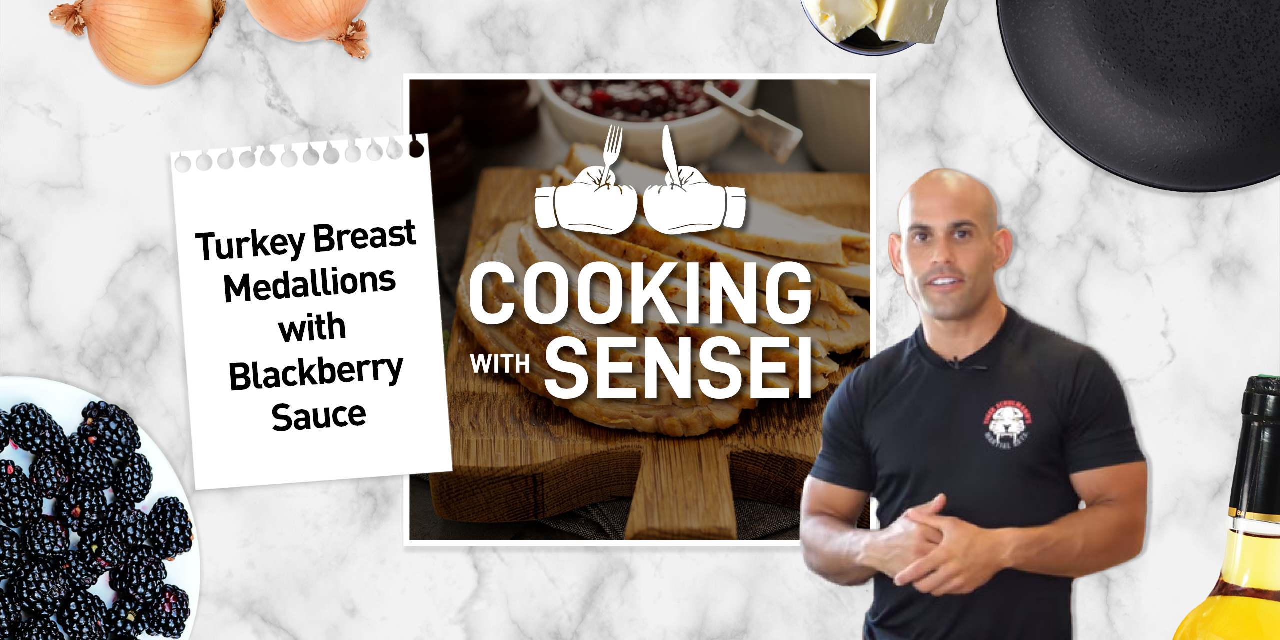 Tiger Schulmann's Martial Arts | Cooking with Sensei Banner