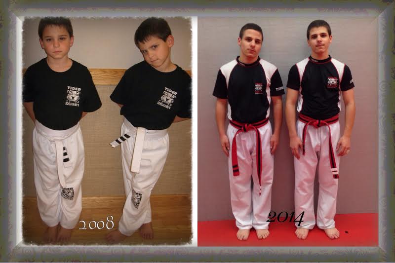 Tiger Schulmann's Martial Arts | Boy Fighters Six Years Later Collage
